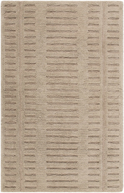 Revival Brown Washable Wool Rug