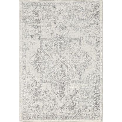 CEREN Vintage Traditional Oriental Boho Cream Area Rug