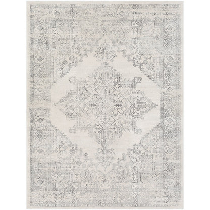 CEREN Vintage Traditional Oriental Boho Cream Area Rug