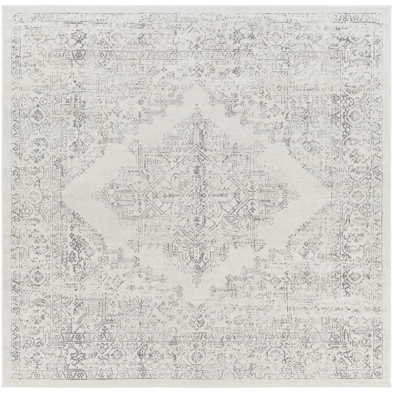 CEREN Vintage Traditional Oriental Boho Cream Area Rug