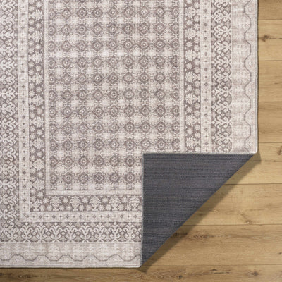 Catori Light Brown Washable Area Rug