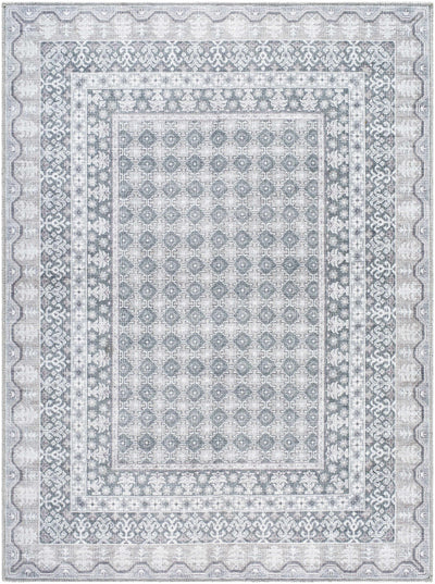 Catori Gray Washable Area Rug