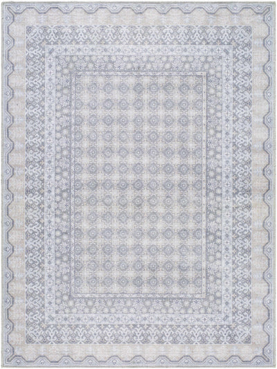 Catori Blue Washable Area Rug