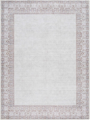 Cloris Brown Washable Area Rug