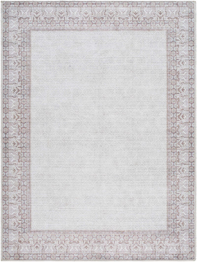 Cloris Brown Washable Area Rug