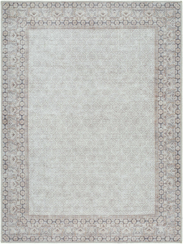 Cloris Beige Washable Area Rug