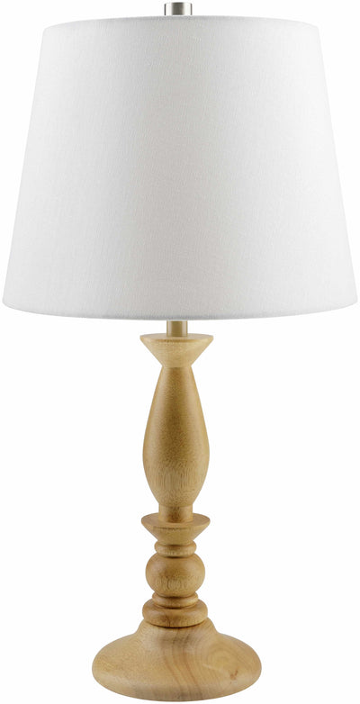 Utsunomiya Cream Wood Table Lamp