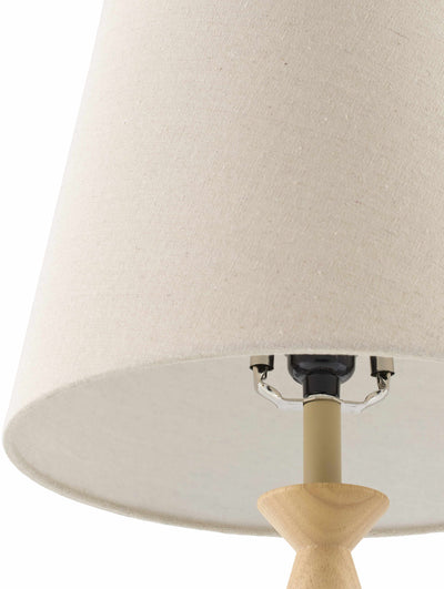 Utsunomiya Cream Wood Table Lamp