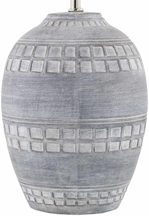 Cambuquira Artistic Light Gray Table Lamp