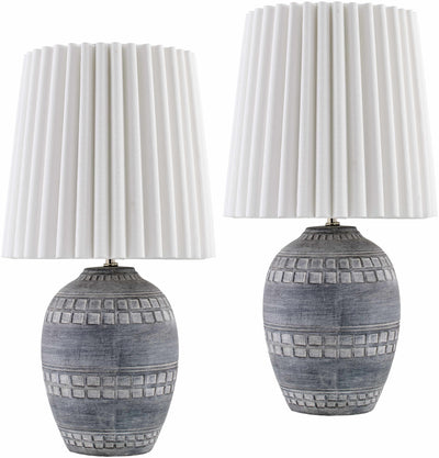 Cambuquira Artistic Light Gray Table Lamp