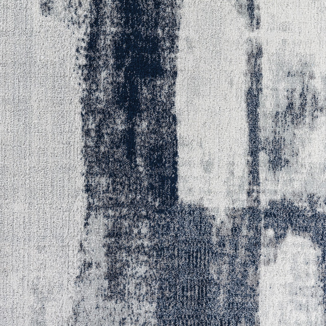 DAISY Abstract Modern Marble Blue Area Rug