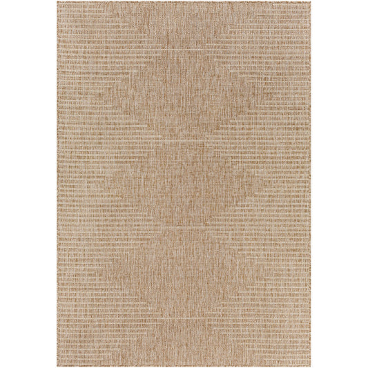 DOLLY Indoor & Outdoor Global Brown Area Rug Flat