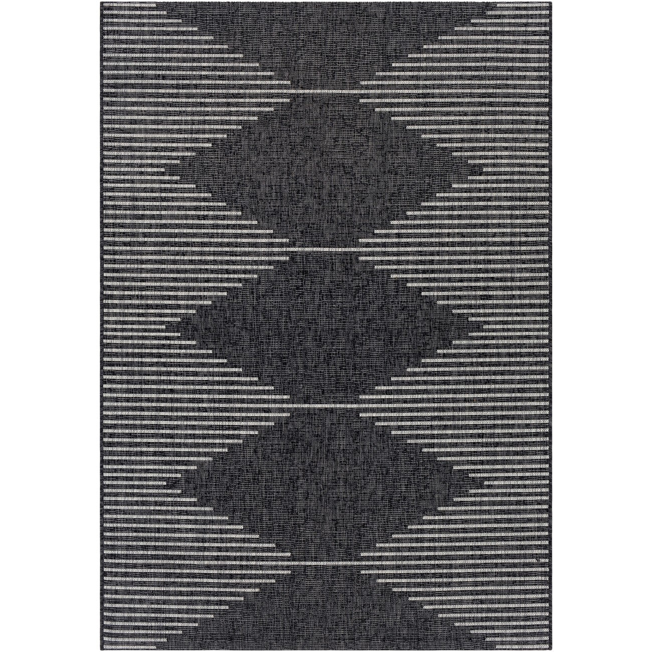 DOLLY Indoor & Outdoor Global Charcoal Area Rug