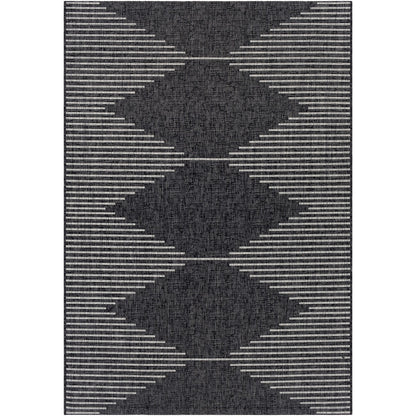 DOLLY Indoor & Outdoor Global Charcoal Area Rug
