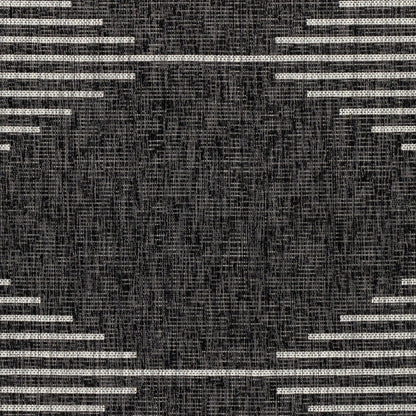 DOLLY Indoor & Outdoor Global Charcoal Area Rug