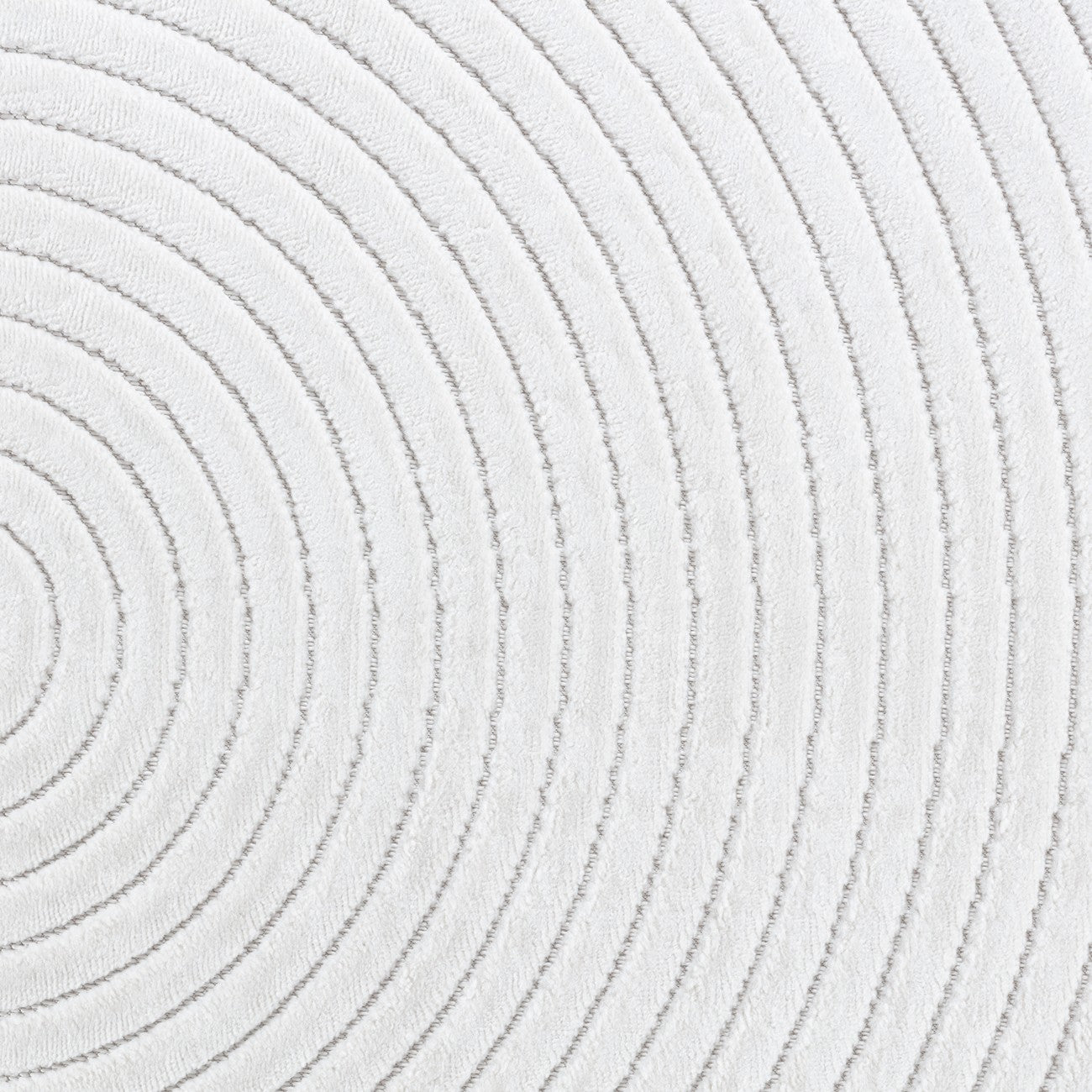 EMIKO Indoor & Outdoor Scandi Modern White Area Rug