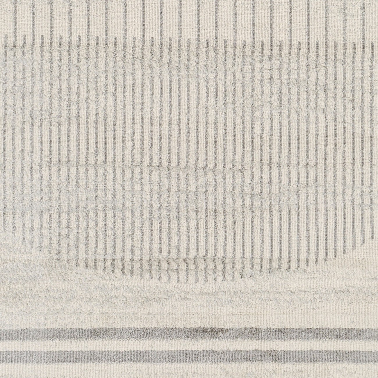 ENSO Scandi Geometric Grey Area Rug Swatch