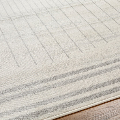 ENSO Scandi Geometric Grey Area Rug Texture