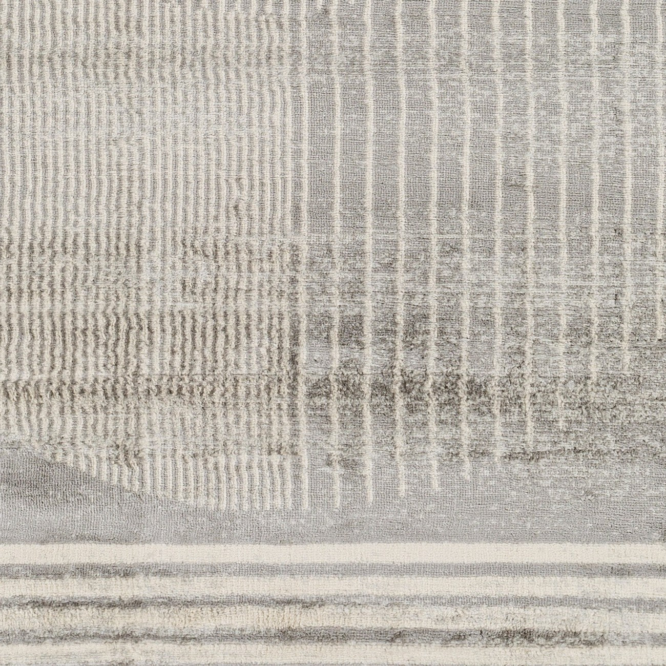 ENSO2 Scandi Geometric Light Grey Area Rug