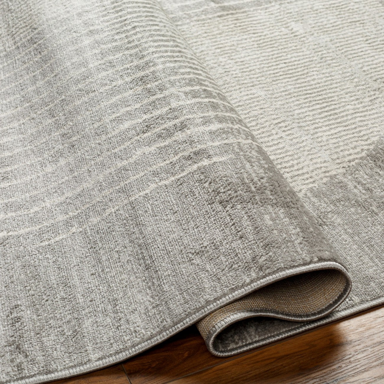 ENSO2 Scandi Geometric Light Grey Area Rug
