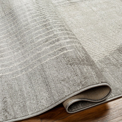 ENSO2 Scandi Geometric Light Grey Area Rug