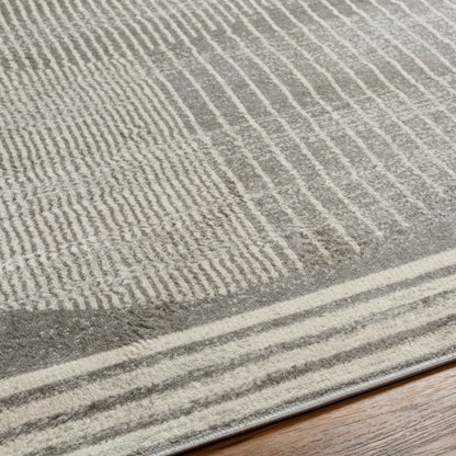 ENSO2 Scandi Geometric Light Grey Area Rug