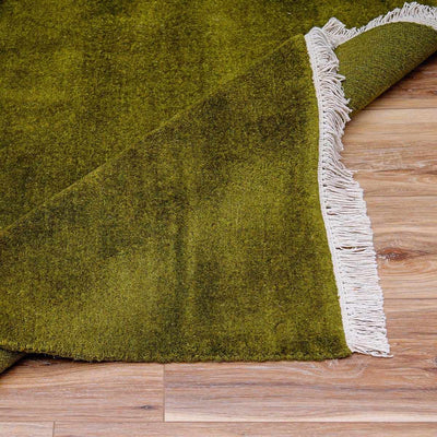 Myron Green Wool Area Rug