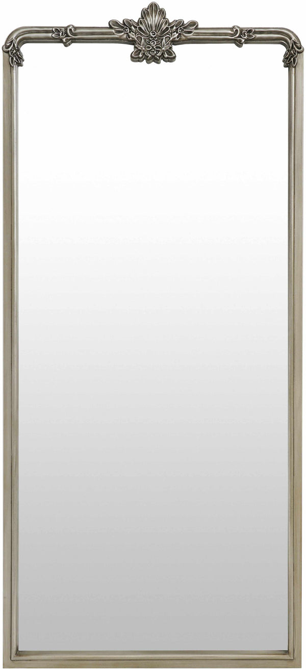 Filettole Silver Gray Frame Wall Mirror