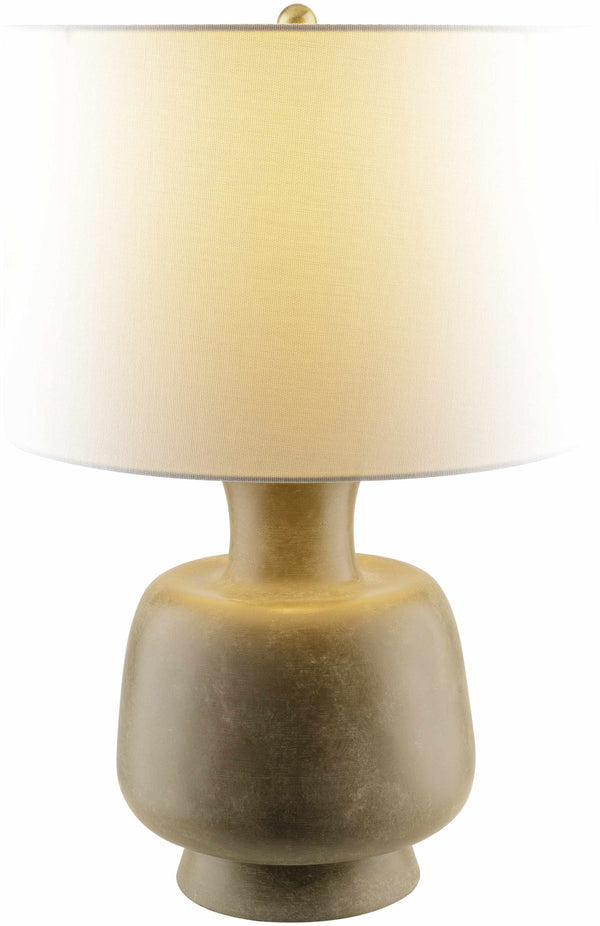 Gifflenga Textured Gray Resin Table Lamp