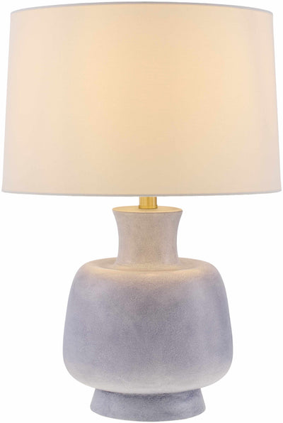 Gifflenga Textured Blue Resin Table Lamp