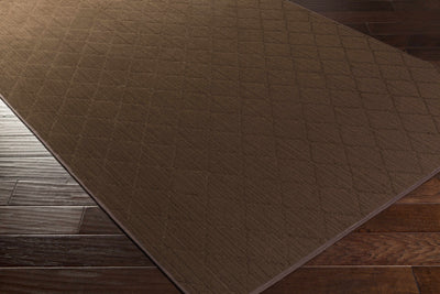 Custom Size Hawkins Dark Brown Diamond Rug