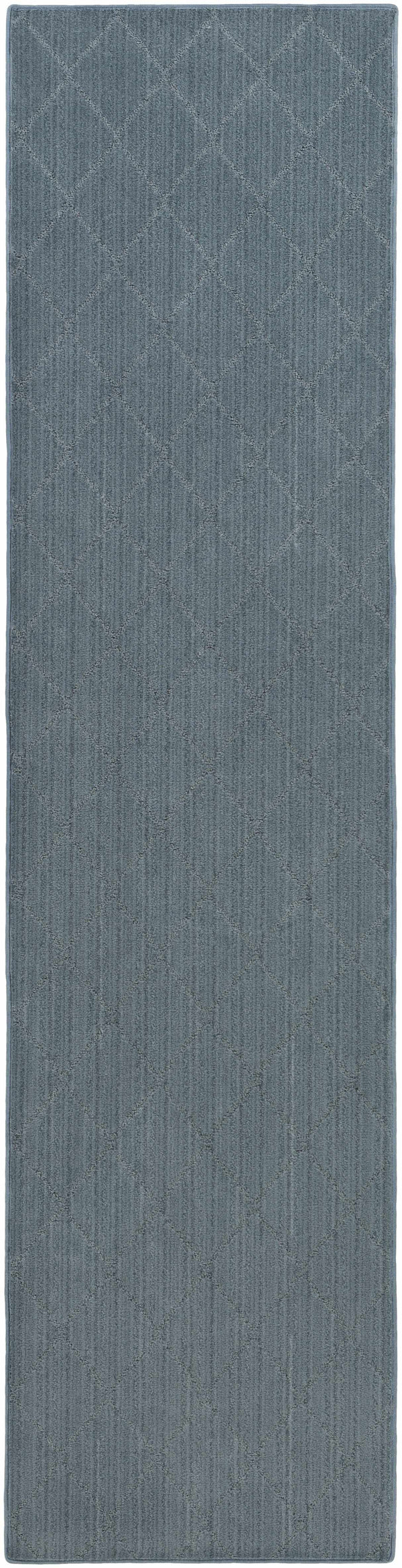 Custom Size Hawkins Blue Diamond Rug