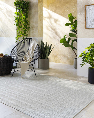 Avalos White Area Rug