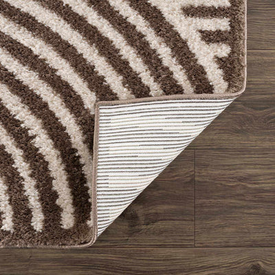 Allard Brown Washable Area Rug