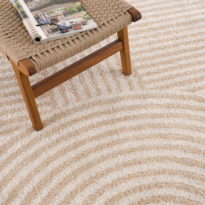 Allard Beige Washable Area Rug