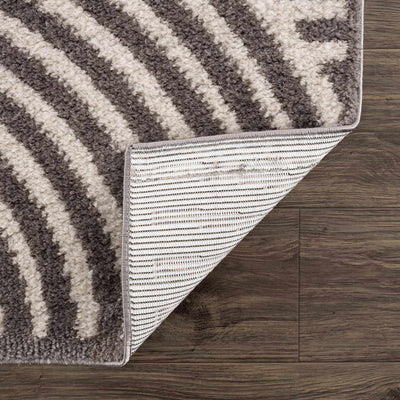 Allard Charcoal  Washable Area Rug