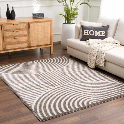 Allard Charcoal  Washable Area Rug