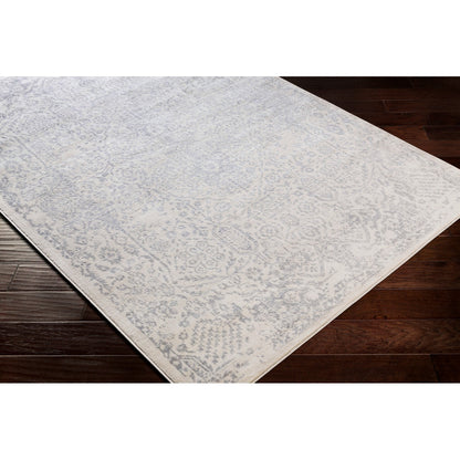 HINDAH Vintage Traditional Oriental Boho Medium Grey Area Rug