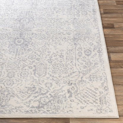 HINDAH Vintage Traditional Oriental Boho Medium Grey Area Rug