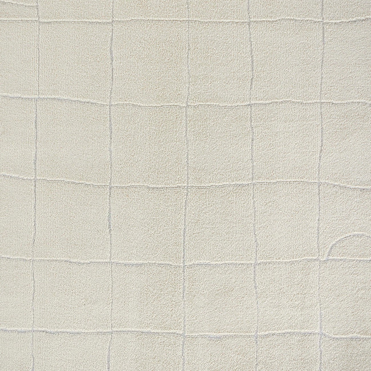HOPE Scandi Modern High Pile Ivory/Off-White Area Rug Swatch
