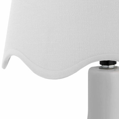 Atenxoxola White Ceramic Table Lamp