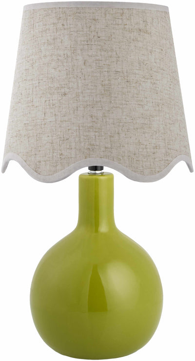 Atenxoxola Green Ceramic Table Lamp