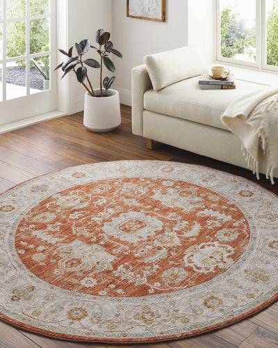 Ibstock Orange Area Rug