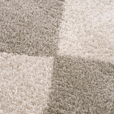 Arilla Gray Washable Diamond Area Rug