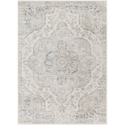 JULIA Vintage Traditional Oriental Boho Medium Grey Area Rug