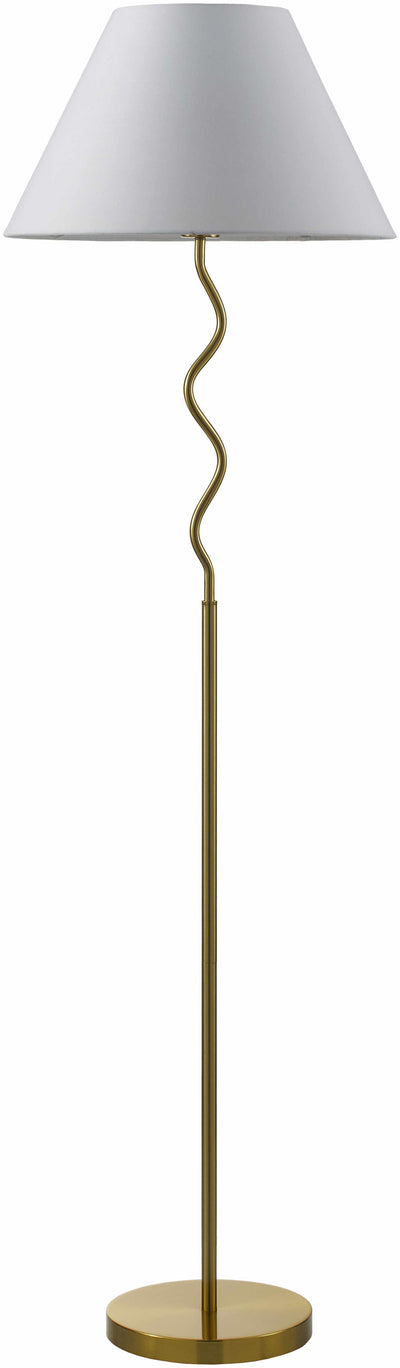 Jaraguari Zic Zac Gold Metal Floor Lamp