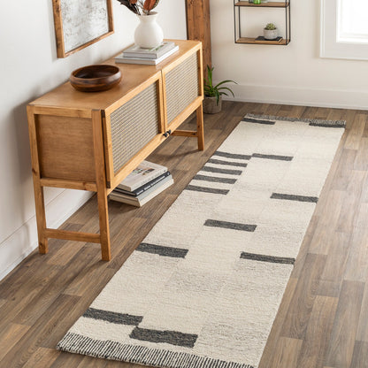 KAAYA Hand-Tufted Global Wool Beige Area Rug