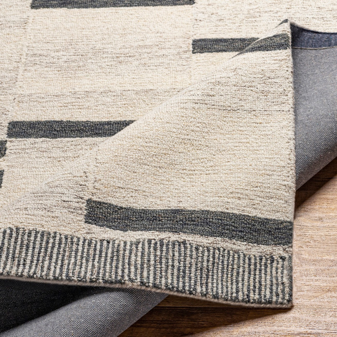KAAYA Hand-Tufted Global Wool Beige Area Rug