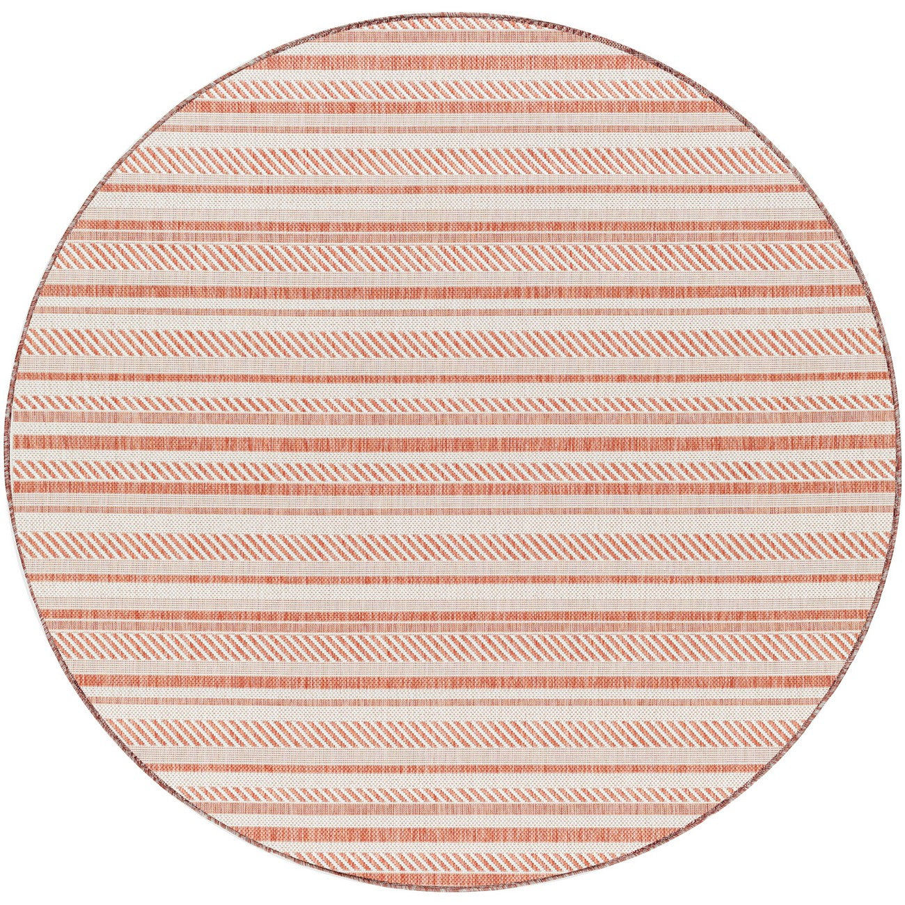 KAVITA Indoor & Outdoor Global Coral/Pink Area Rug