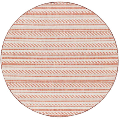 KAVITA Indoor & Outdoor Global Coral/Pink Area Rug
